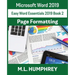 Word 2019 Page Formatting