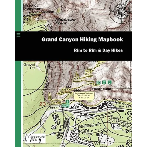 Grand Canyon Hiking Mapbook: Rim to Rim and Day Hikes
