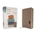 Niv, Read. Think. Live., Leathersoft, Brown, Comfort Print: 365-Day NIV Devotional Bible - Discover Your Part in God's Plan