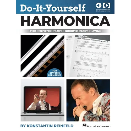 Do-It-Yourself Harmonica: The Best Step-By-Step Guide to Start Playing - Book with Online Audio and Instructional Videos