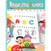 Repasar letras y numeros: Aprende a escribir, Aprendo en casa las letras y números (Libro de Caligrafia para Niños)
