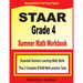 STAAR Grade 4 Summer Math Workbook: Essential Summer Learning Math Skills plus Two Complete STAAR Math Practice Tests