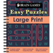 Brain Games - Easy Puzzles - Large Print: 4-Square Sudoku, Quick Crosswords, Easy Word Searches, Fill in the Blank, Guess the Word, Simple Scrambles,