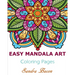 Easy Mandala Art Coloring Pages