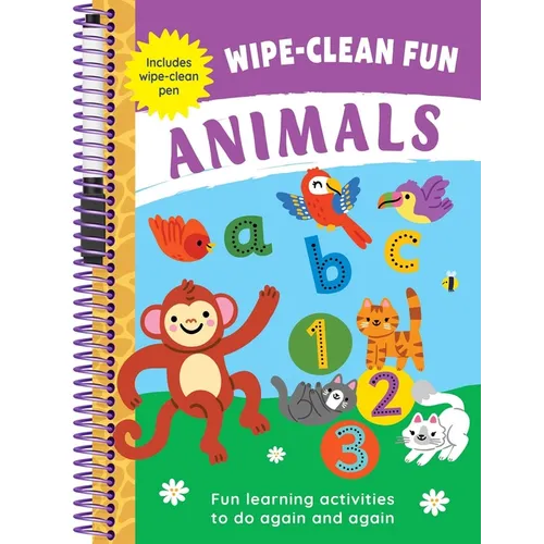 Wipe-Clean Fun: Animals: Fun Learning Activities with Wipe-Clean Pen
