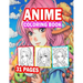 Anime Coloring Book: 31 Pages of Beautiful Anime Girls and Anime Boys