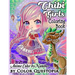Chibi Girls Coloring Book Anime Color by Number: Adorable Kawaii Manga Mosaic Fantasy Scenes For Adults, Kids, and Teens