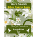 Word Search Bible Puzzle: Book of Proverbs Book in Large Print