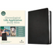 NLT Chronological Life Application Study Bible, Second Edition (Leatherlike, Ebony Leaf)