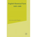 English Historical Facts, 1603-1688