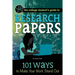 Research Papers: 101 Ways to Make Your Work Stand Out
