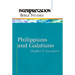 Philippians and Galatians
