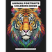 Animal Portraits Coloring Book in Mandala & Mosaic Style for adults and kids: Discover Serenity in Nature's Palette - 122 Pages for All Ages