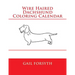 Wire Haired Dachshund Coloring Calendar