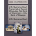 U.S. Supreme Court Transcript of Record Milwaukee Nat Bank of Wisconsin V. City Bank of Oswego