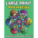 large print bold and easy mandalas: coloring book for adults