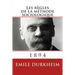 Les regles de la methode sociologique