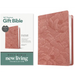 Premium Gift Bible Nlt, Filament Enabled (Leatherlike, Dusty Pink Petals, Red Letter)