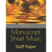 Manuscript Sheet Music: Staff Paper