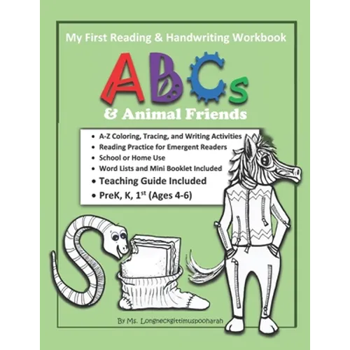 My First Reading & Handwriting Workbook: ABCs & Animal Friends