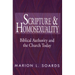 Scripture and Homosexuality: Biblical Authority and the Church Today