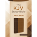 The KJV Study Bible, Large Print (Indexed) [Copper Cross]