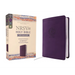 Nrsvue, Holy Bible with Apocrypha, Compact, Leathersoft, Purple, Comfort Print