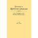 Genealogies of Kentucky Families, from the Register of the Kentucky Historical Society. Voume a - M (Allen - Moss)