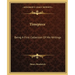 Timepiece: Being A First Collection Of His Writings