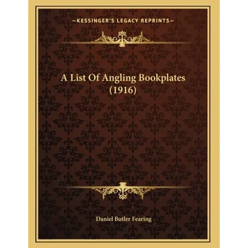 A List Of Angling Bookplates (1916)