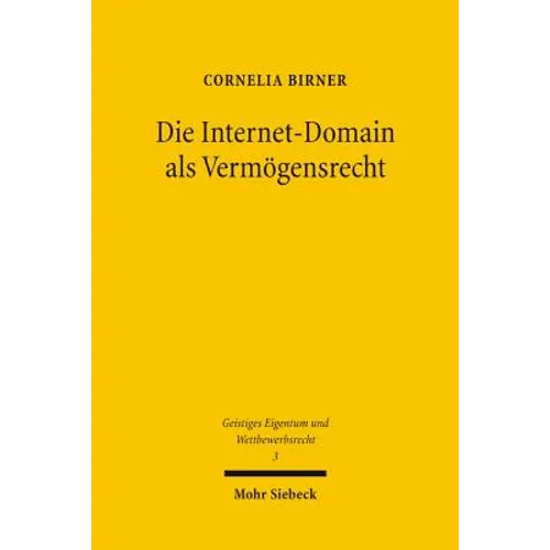 Die Internet-Domain ALS Vermogensrecht: Zur Haftung Der Internet-Domain in Zwangsvollstreckung Und Insolvenz