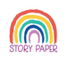 Story Paper: 8" x 10" 100 Pages Kids Writing Paper - Draw and Write Stories for Homeschool, Preschool, Elementary School