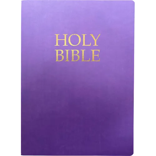 Kjver Holy Bible, Large Print, Royal Purple Ultrasoft: (King James Version Easy Read, Red Letter)