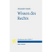Wissen Des Rechts