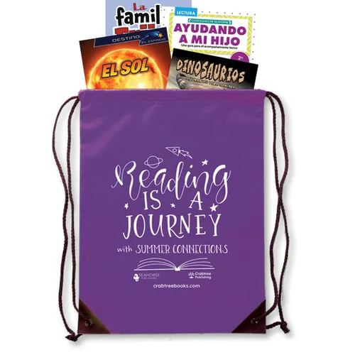 Second Grade Gold Spanish Summer Connections Backpack