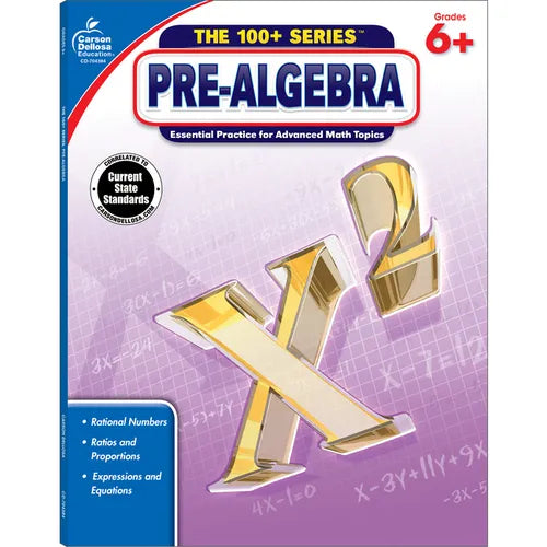 Pre-Algebra, Grades 6 - 8: Volume 15