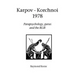 Karpov - Korchnoi 1978
