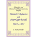Alexandria and Alexandria (Arlington) County, Virginia Minister Returns and Marriage Bonds 1801-1852