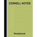 Cornell Notes Notebook: Note Taking Paper - Green