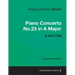Piano Concerto No.23 in A Major - A Score for Solo Piano K.488 (1786)