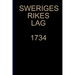 Sweriges Rikes Lag 1734