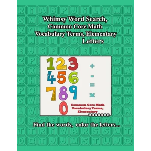Whimsy Word Search, Common Core Math Vocabulary Terms, Elementary