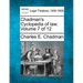 Chadman's Cyclopedia of law. Volume 7 of 12