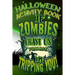 Halloween Activity Book If Zombies Chase Us Promise I'm Tripping You!: Halloween Book for Kids with Notebook to Draw and Write