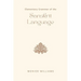 Elementary Grammar of the SANSKRIT LANGUAGE