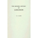 The Modern History of Lebanon
