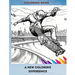 Coloring Book a New Coloring Experience: Coloring the Extreme Skateboard