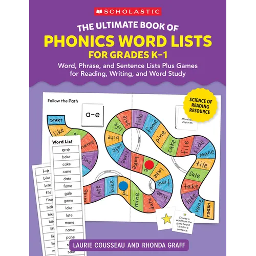 The Ultimate Book of Phonics Word Lists: Grades K-1