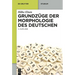 Grundzüge der Morphologie des Deutschen