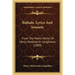 Ballads, Lyrics And Sonnets: From The Poetic Works Of Henry Wadsworth Longfellow (1889)